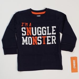12-18m LS Shirt - Gymboree - Snuggle Monster